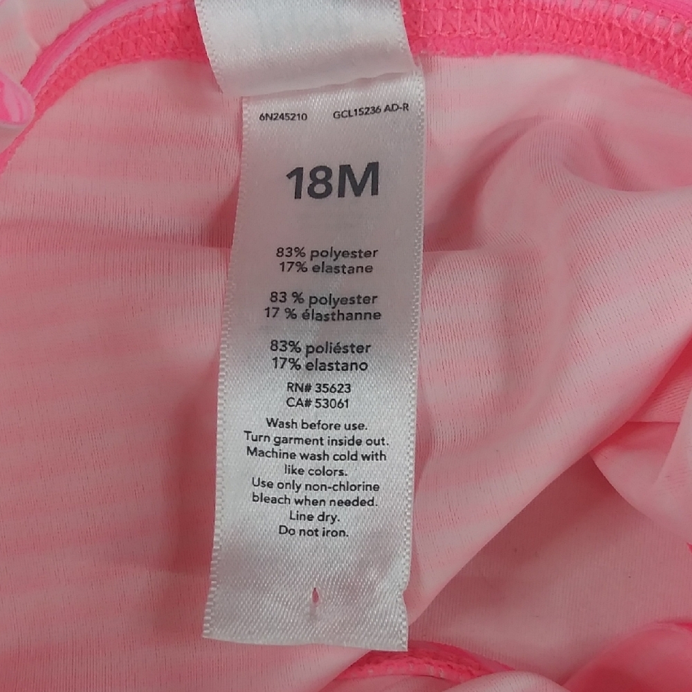 Pink Striped Ruffle Bikini Bottom - Picture 3 of 5